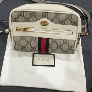 Gucci Beige and Cream Crossbody Bag